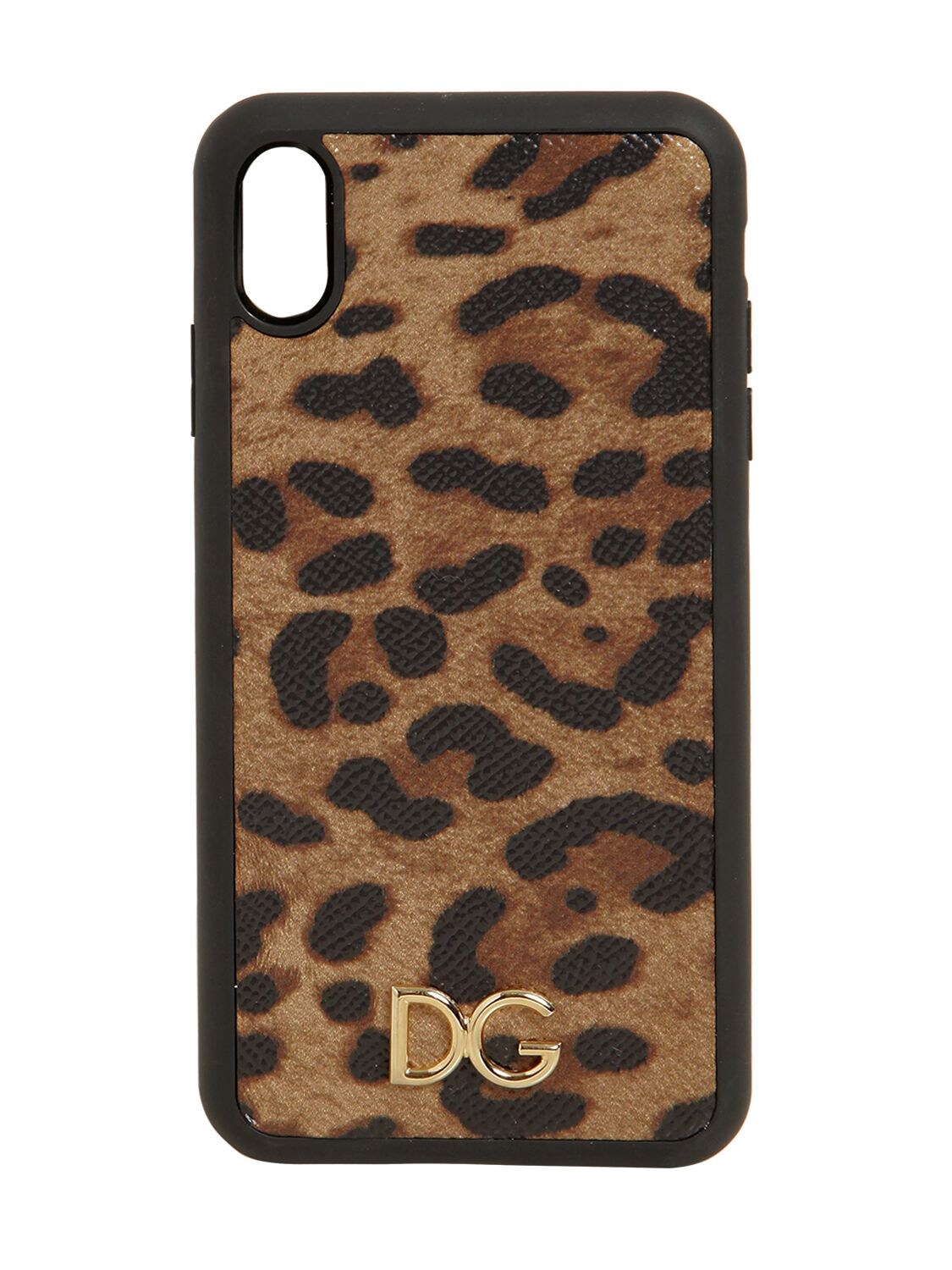 Cover Iphone Xs Max In Pelle Leopard