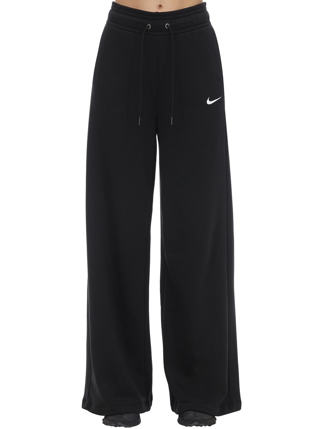 Nike Cotton-blend Jersey Wide-leg Track 