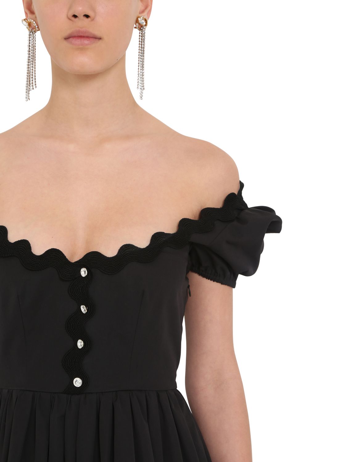 miu miu black mini dress