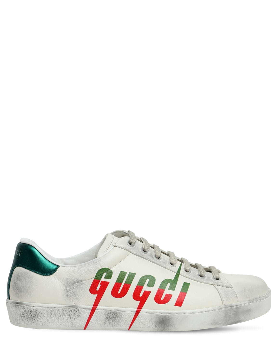 gucci new ace leather sneakers