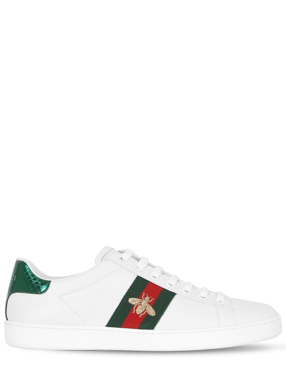 gucci new ace leather sneakers