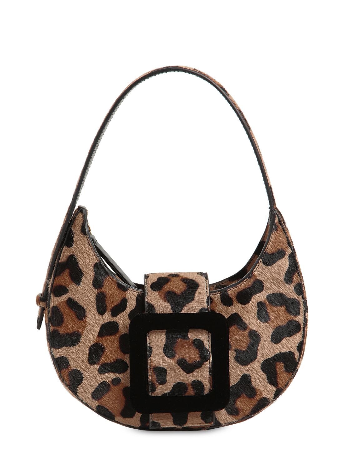 pony skin leopard print bag