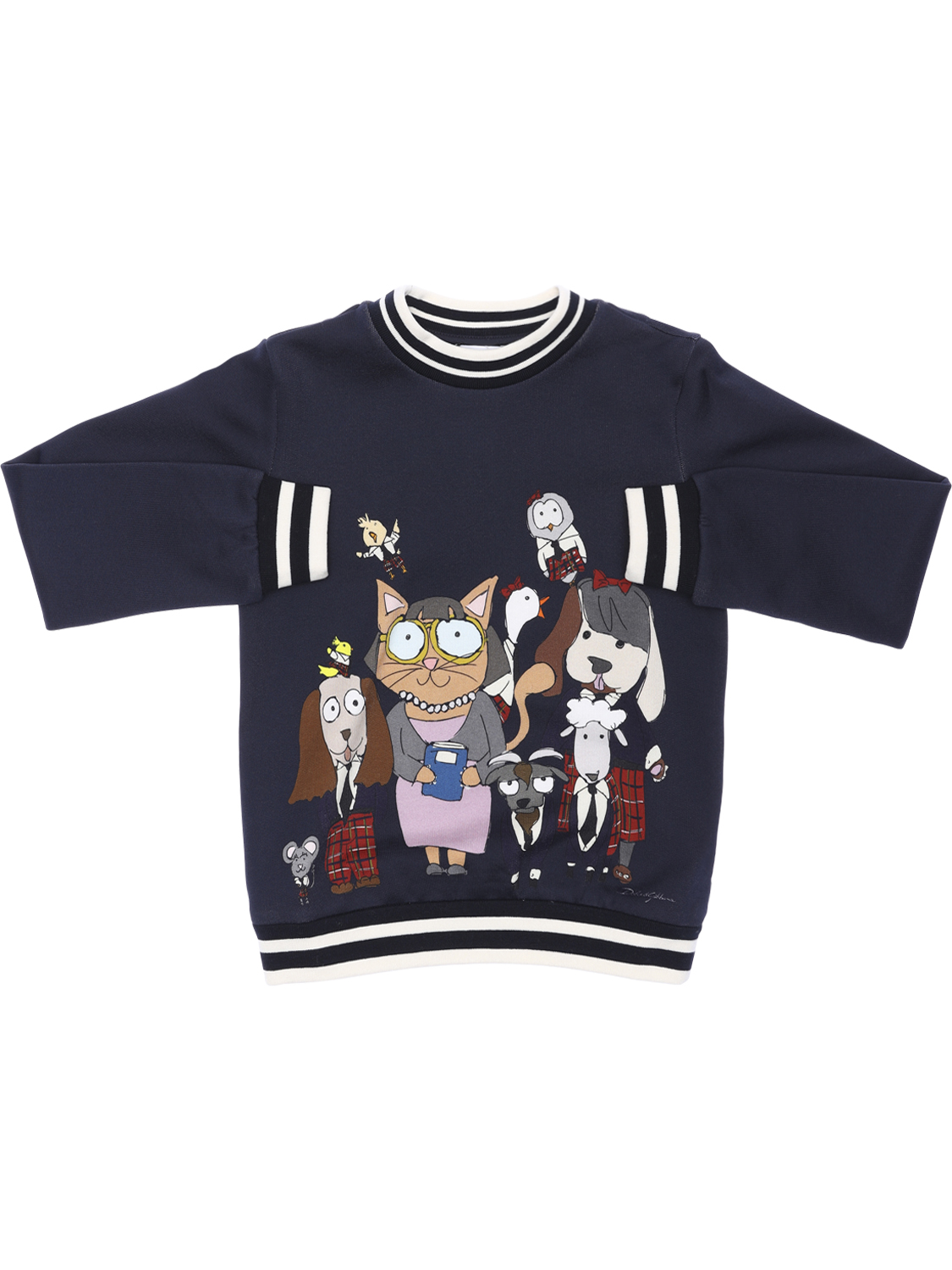 Bedrucktes Sweatshirt Aus Baumwolle