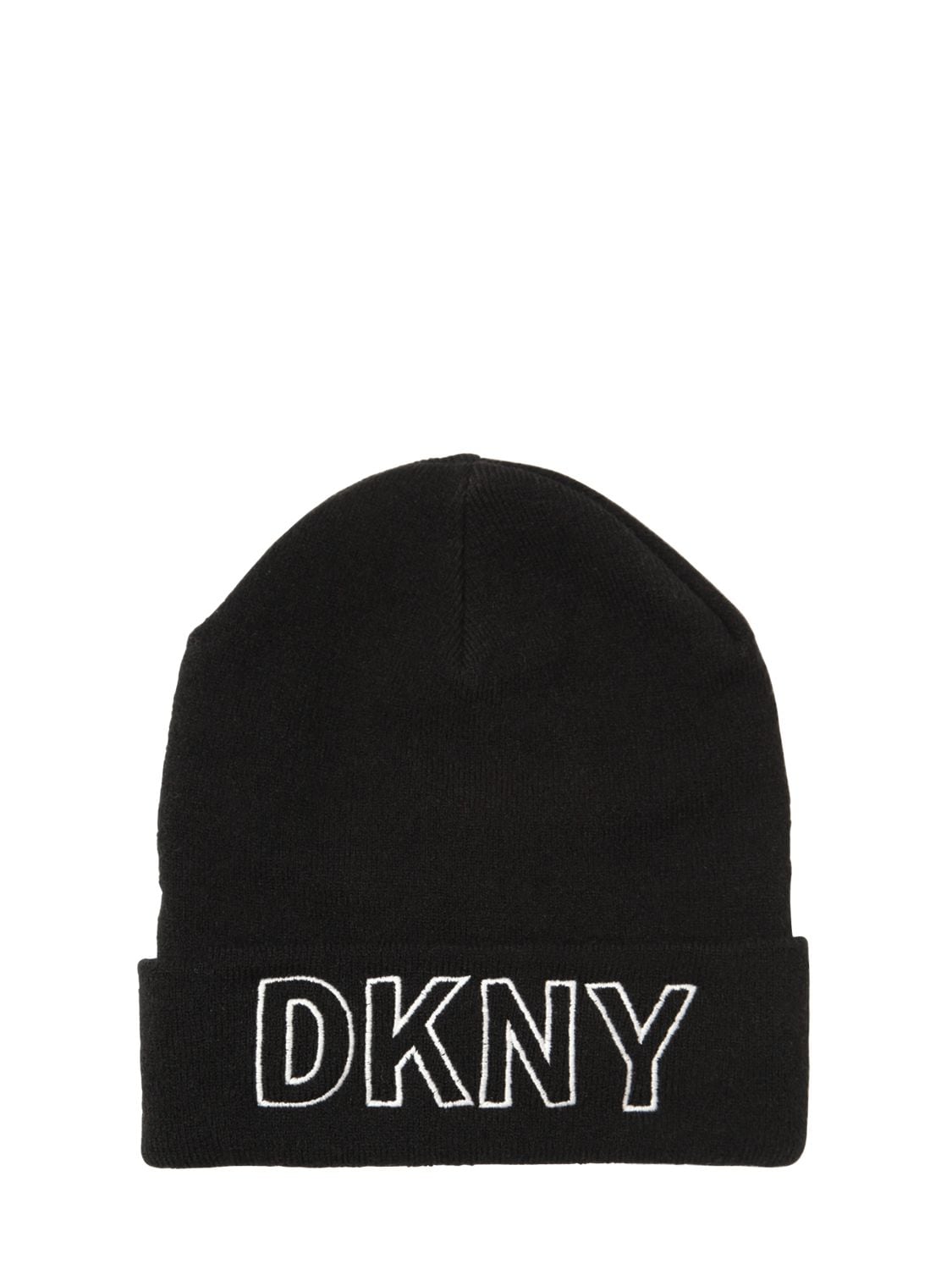 Dkny Kids' 刺绣logo帽子 In Black