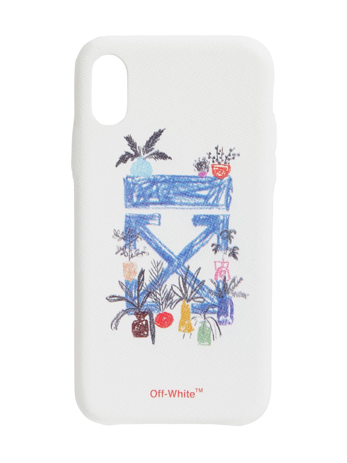 White Off White De Graft Arrow Print Iphone X Xs Cover On Cools