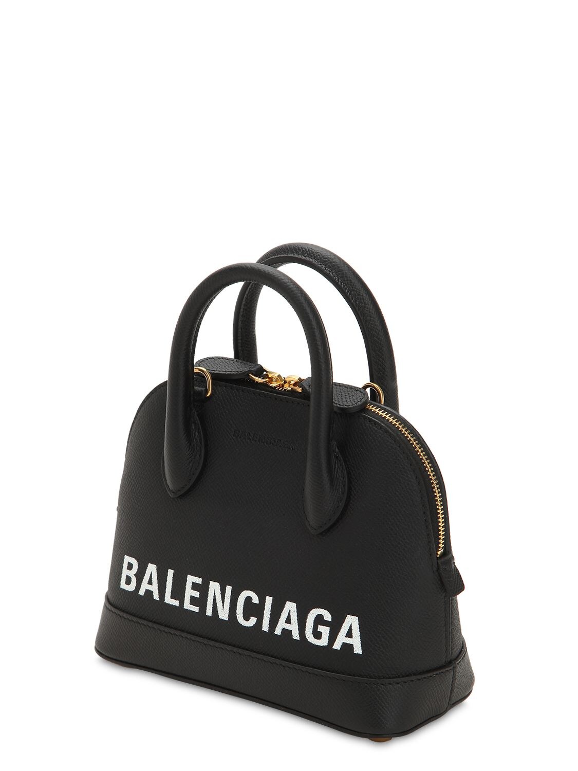 Balenciaga Ville XXS AJ Top-Handle Bag with Logo