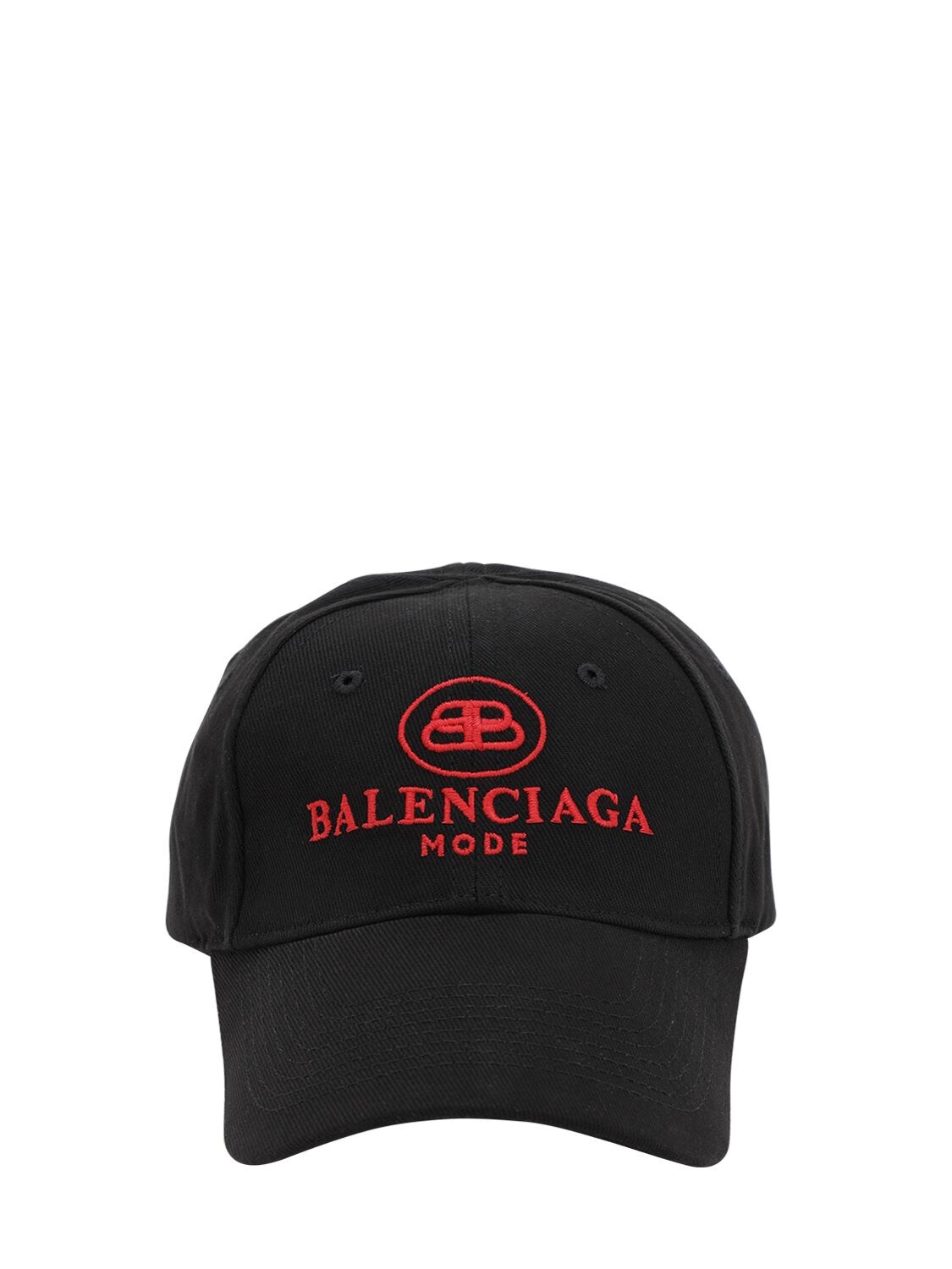 BALENCIAGA “NEW LOGO”纯棉棒球帽,70IIUT059-MTA3NA2