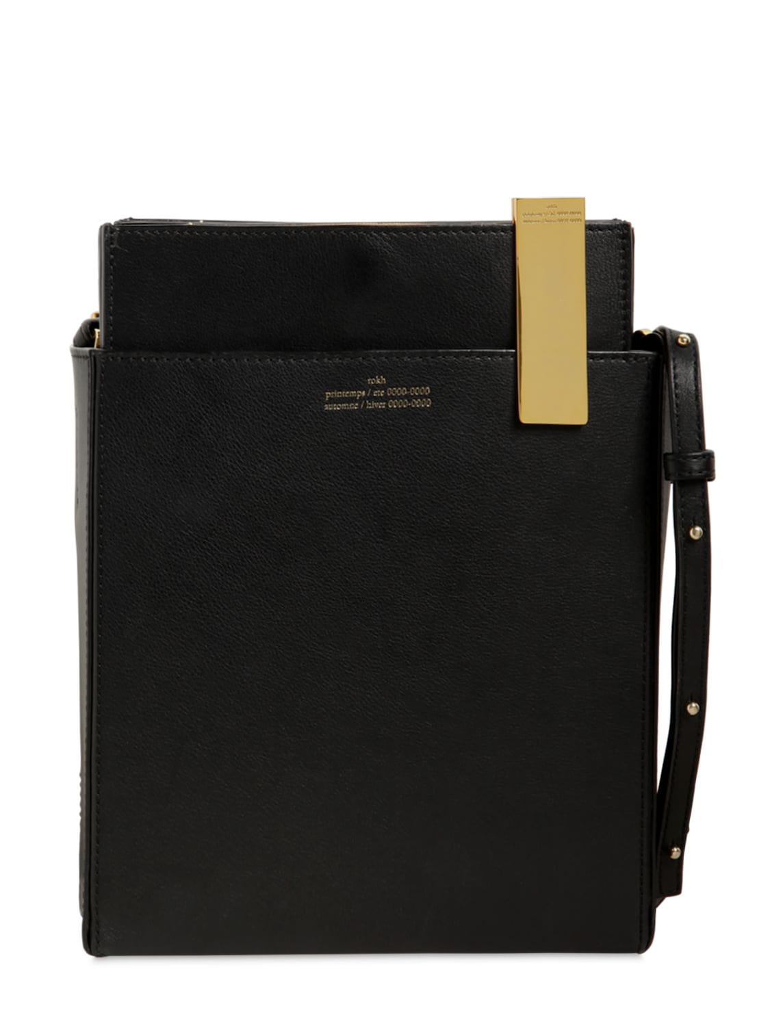 File Leather Shoulder Bag