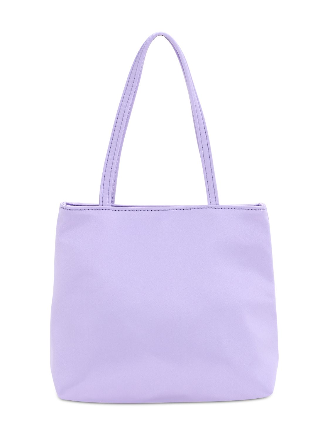 Little Lilac Silk Top Handle Bag