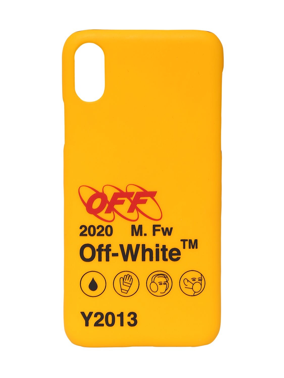 OFF-WHITE INDUSTRIAL Y013 TECH IPHONE X/XS COVER,70IJS5025-NJAXMA2