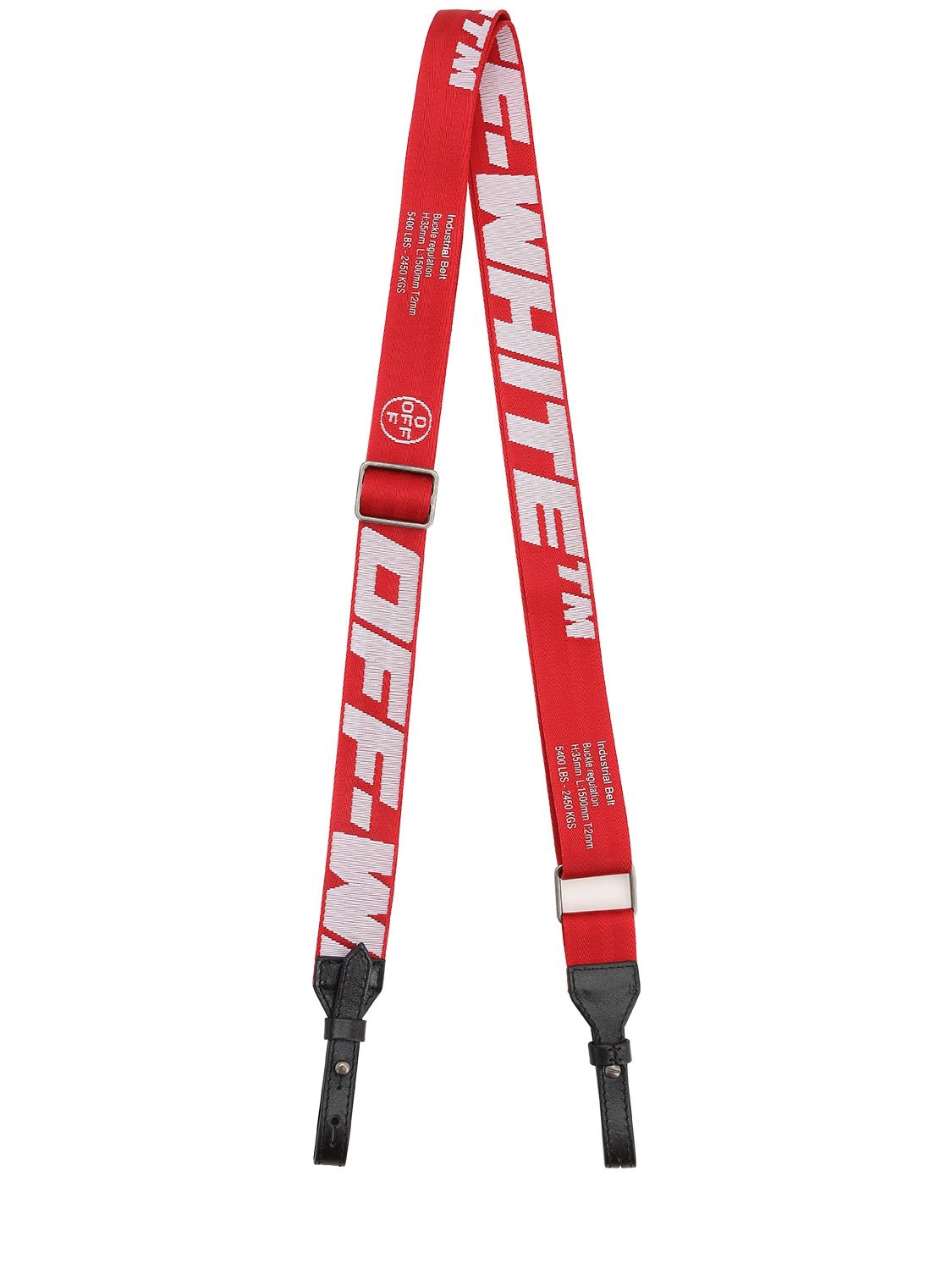 Off-white Industrial Tech Webbing Strap In Red
