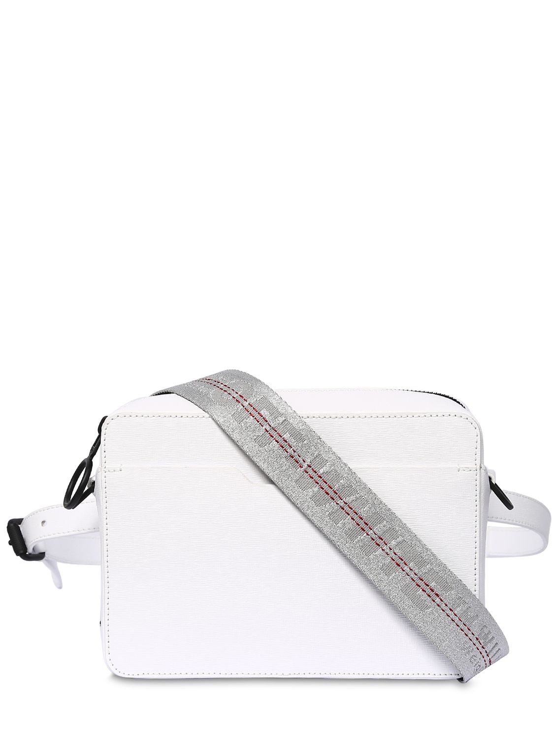 Off-white Leather Camera Bag In White