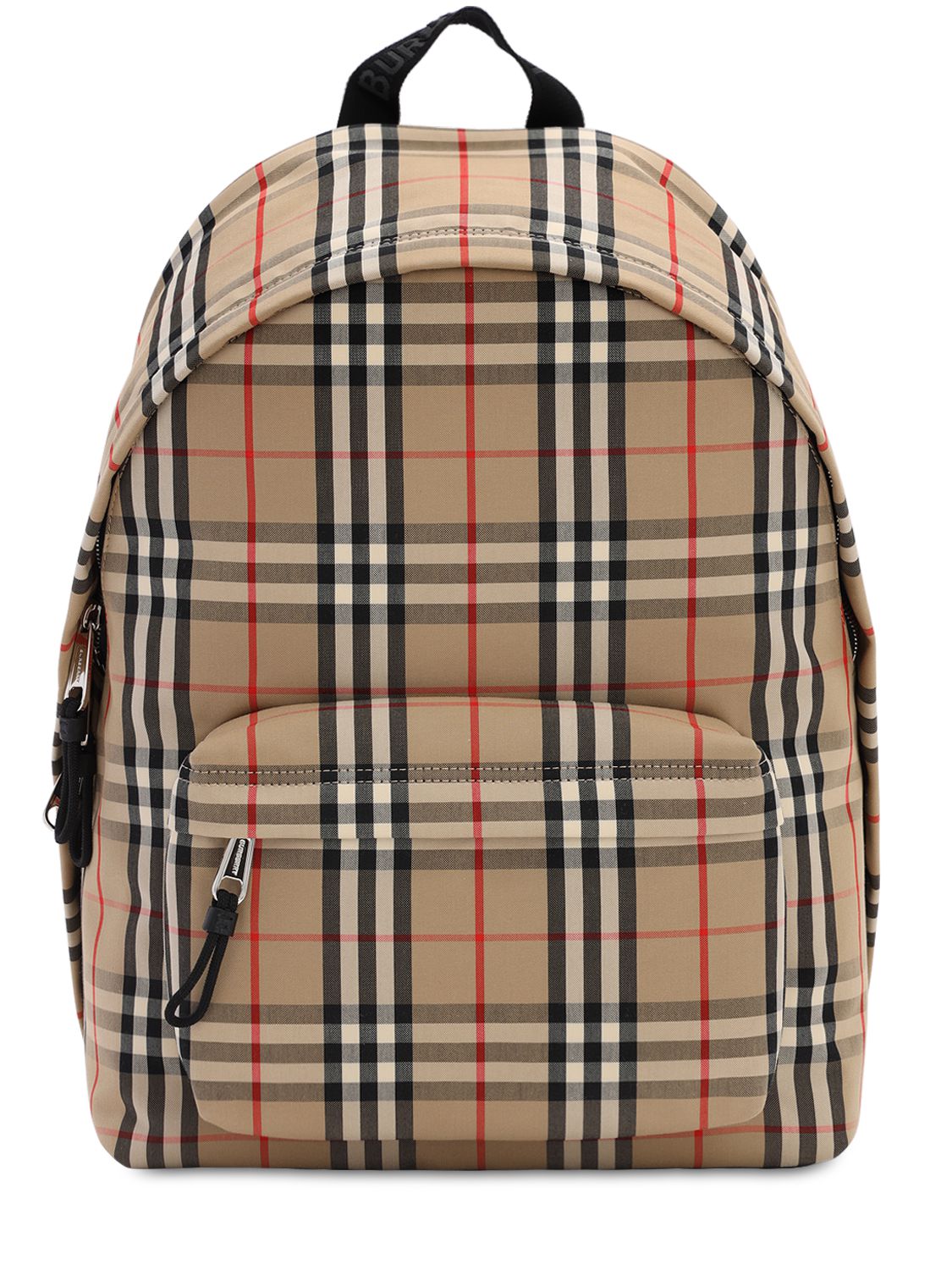 Jett Check Cotton Blend Canvas Backpack