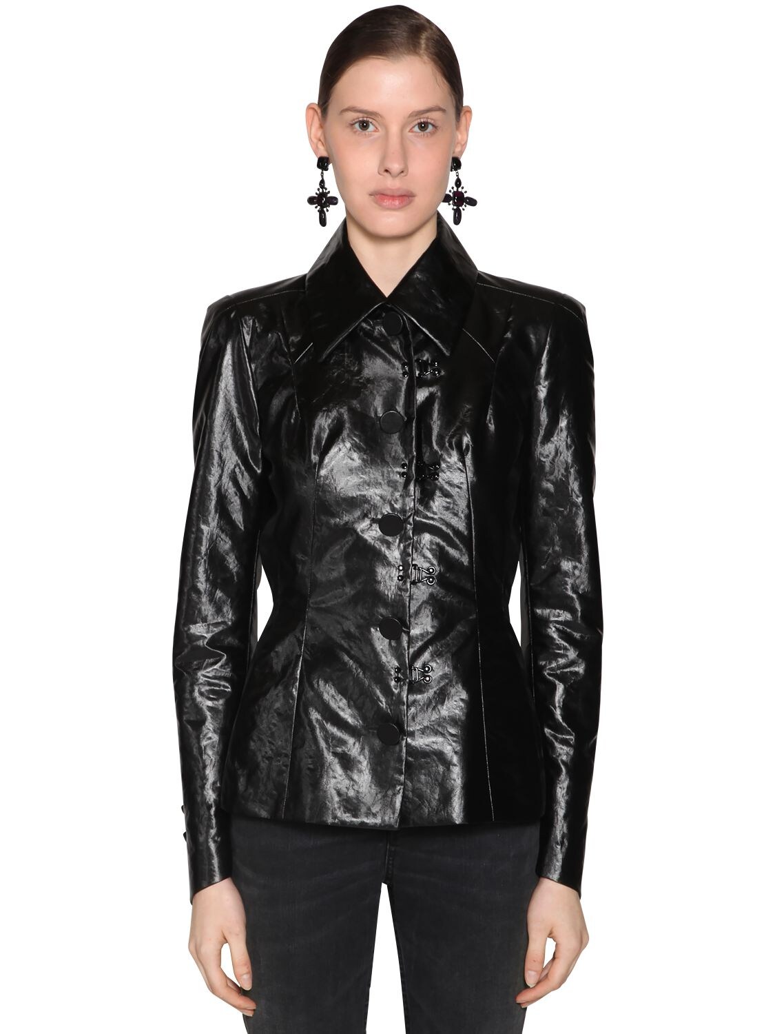 Fitted One Breast Jacket by Olivier Theyskens | Coshio Online Shop