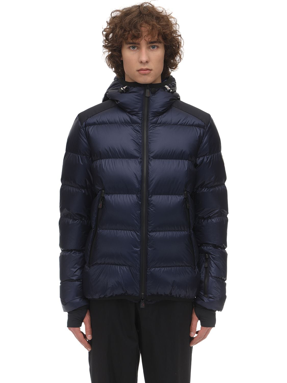 Moncler Hintertux Leger Performance Down Jacket In Navy