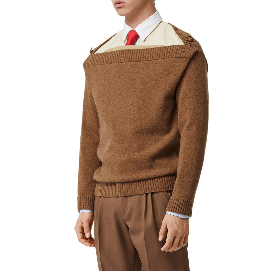 BURBERRY 羊毛针织毛衣,70ILFC043-QTM1OTK1