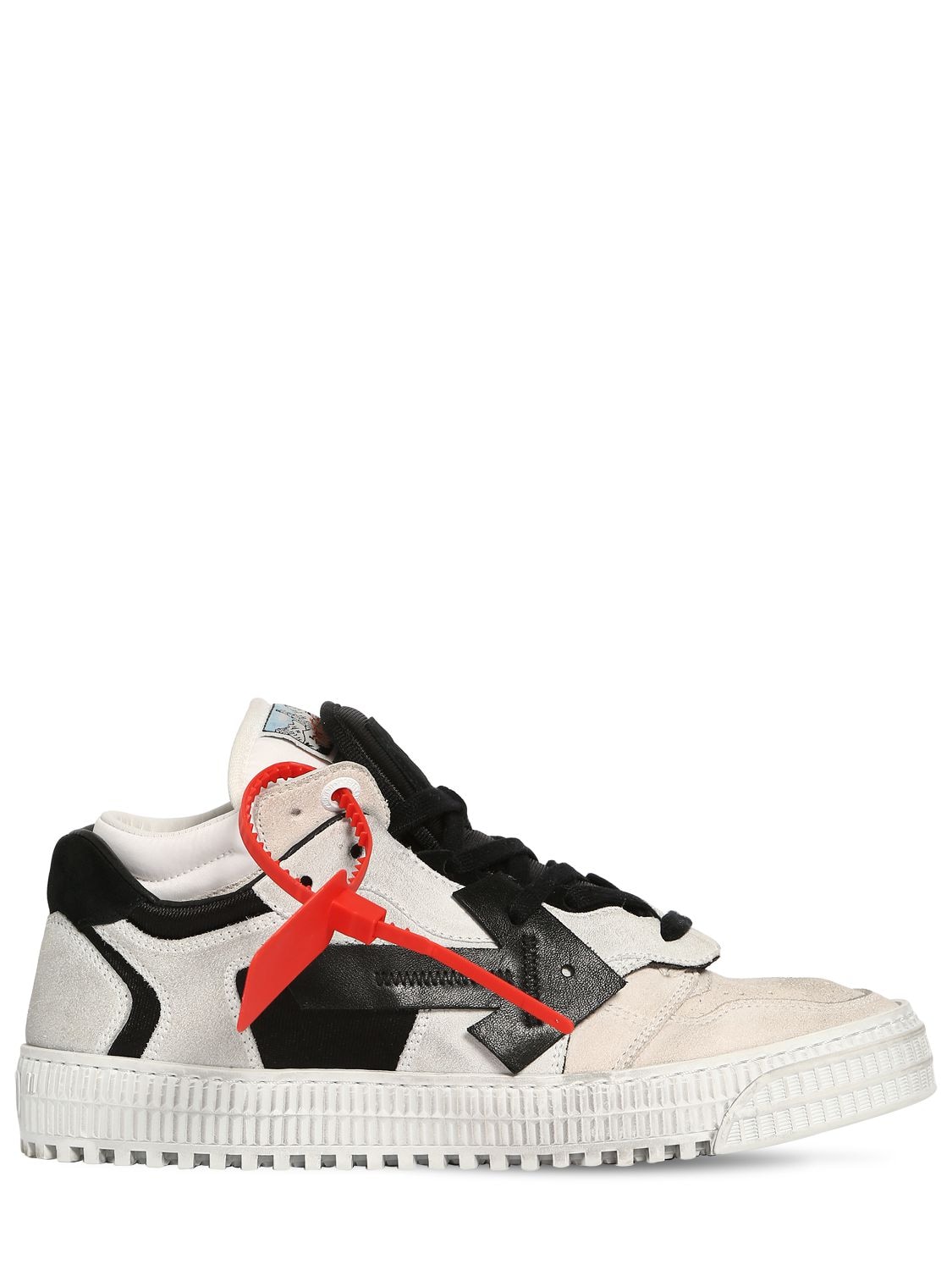 Off-white 3.0 Leather And Techno-fabric Sneakers In Neutrals | ModeSens