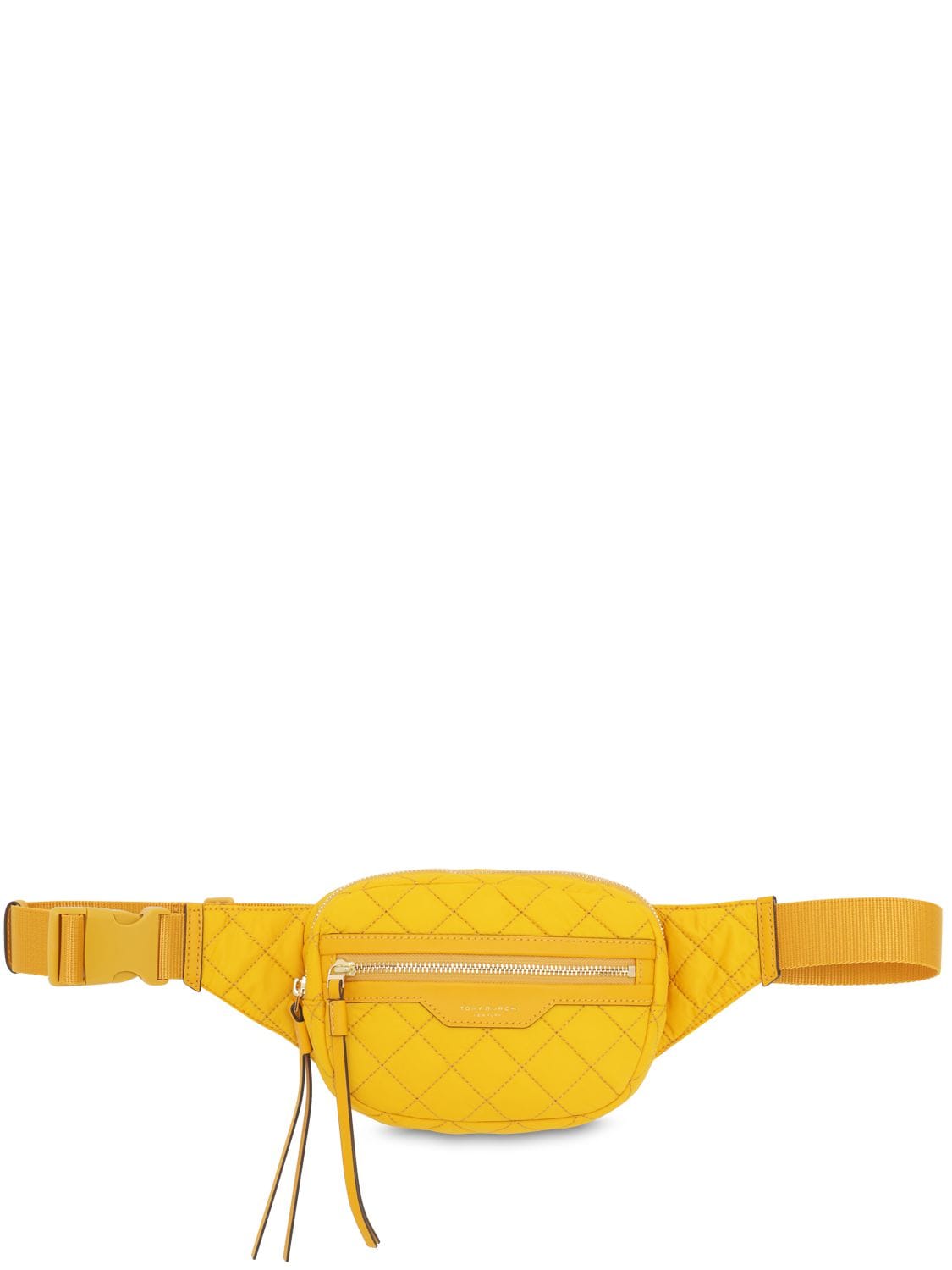 Tory Burch Perry Quilted Nylon Belt Bag In Golden | ModeSens
