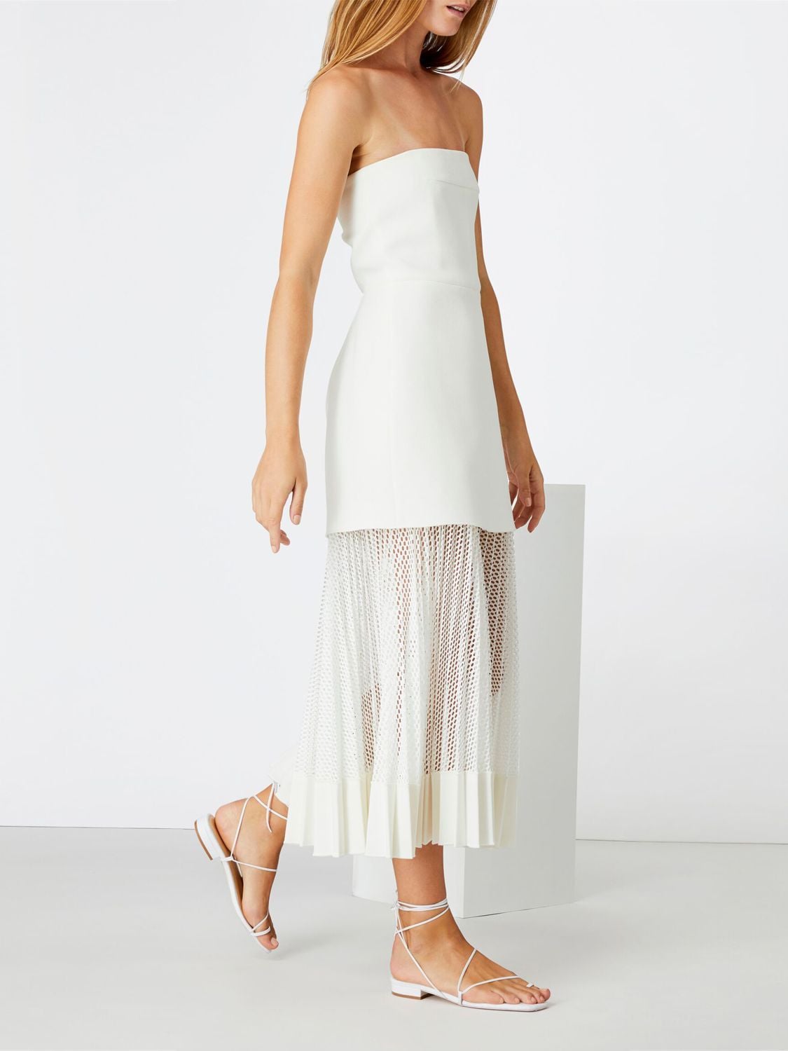 studio amelia white sandals