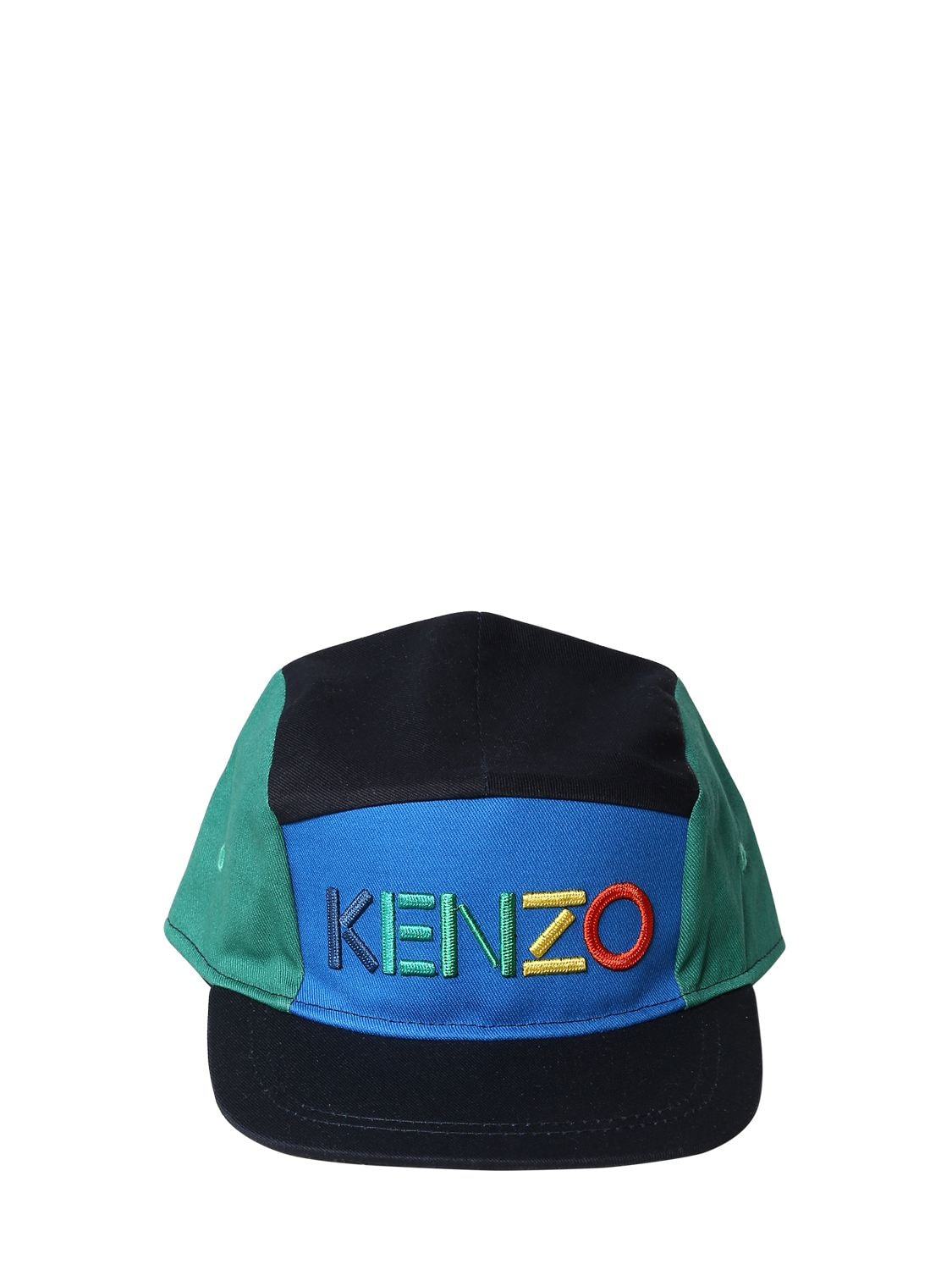 KENZO LOGO刺绣纯棉华达呢帽子,70IOEH109-MDQ1