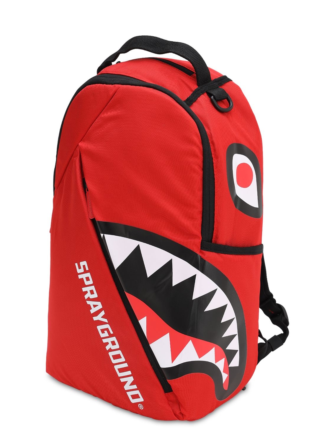 Angled 2024 shark sprayground