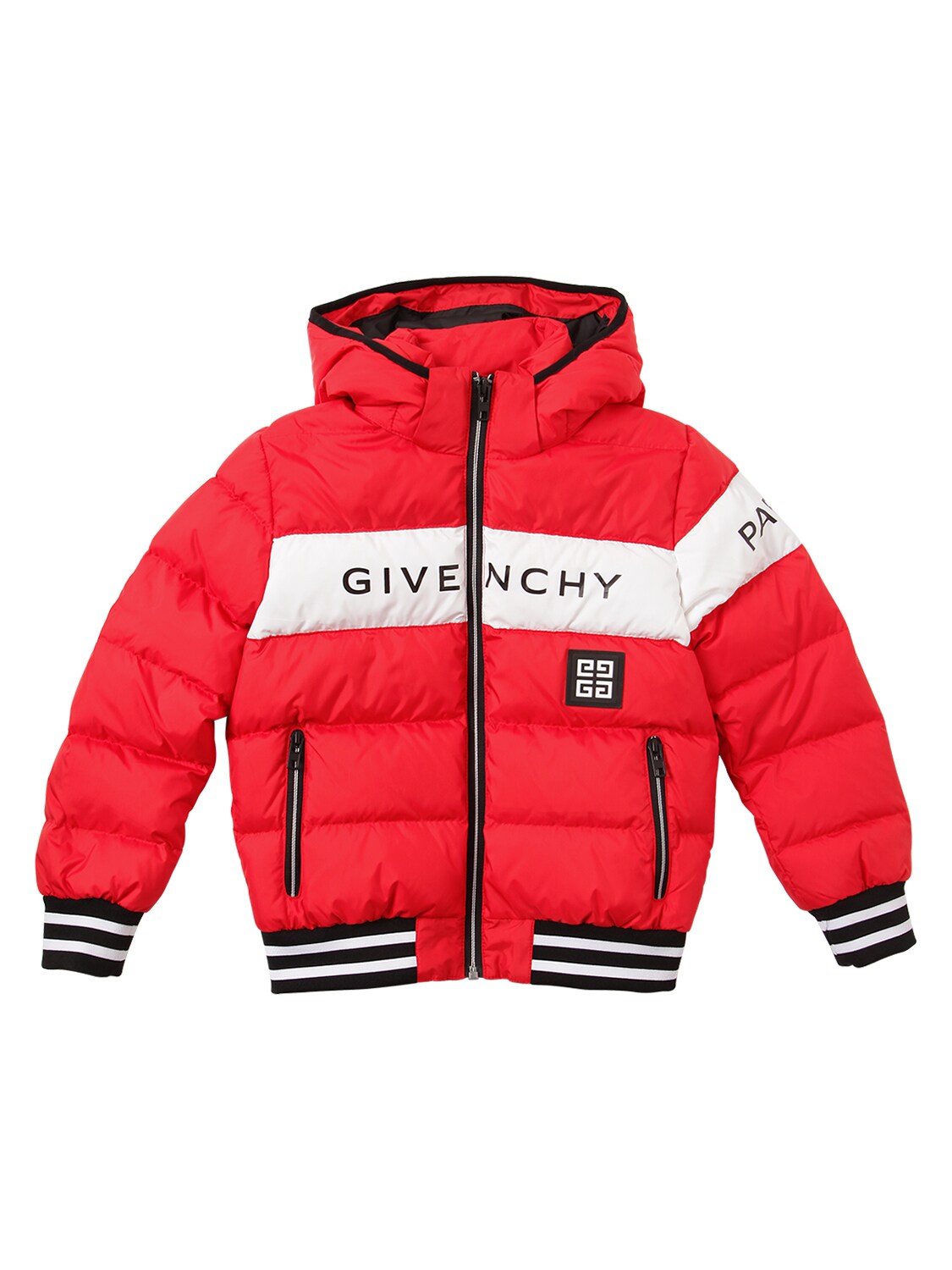 GIVENCHY LOGO印图尼龙蓬松夹克,70IOFL004-OTKX0