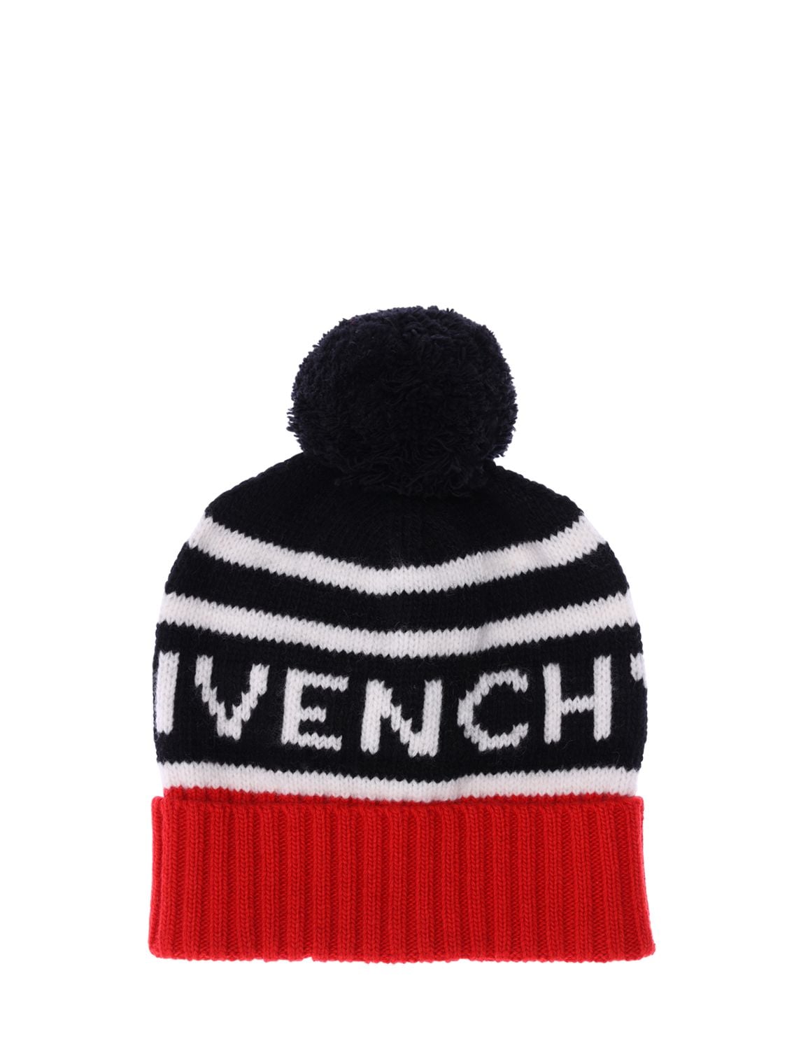 Givenchy Kids' Wool & Cashmere Knit Hat In Multicolor