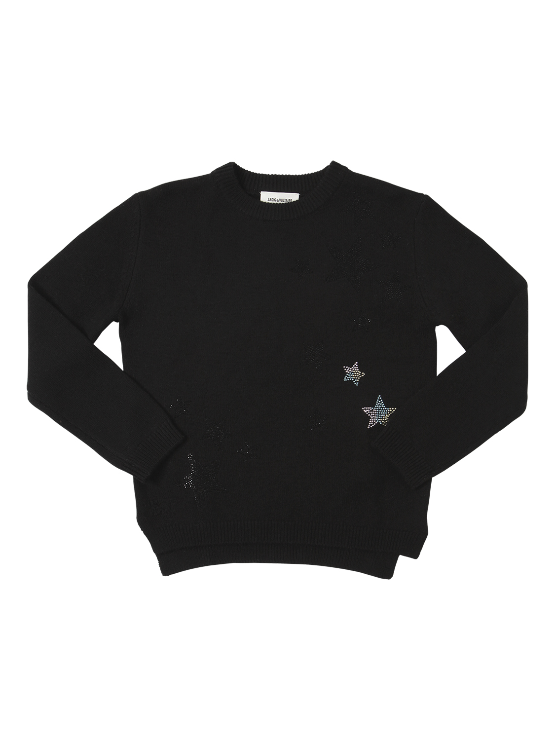 Pullover Aus Wollmischstrick