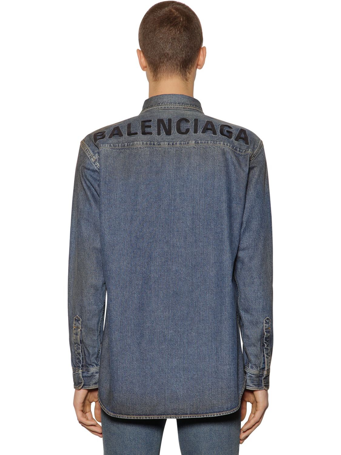 balenciaga jeans shirt