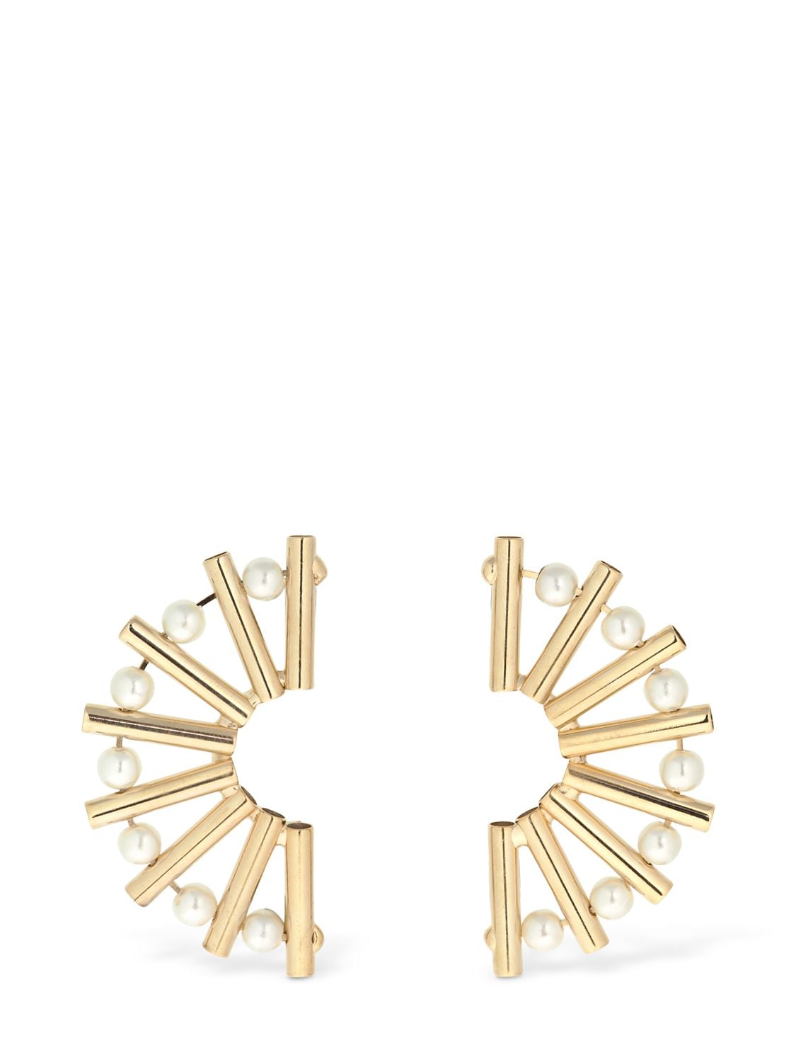Rosantica Saggezza Spike Earrings In Gold,pearl