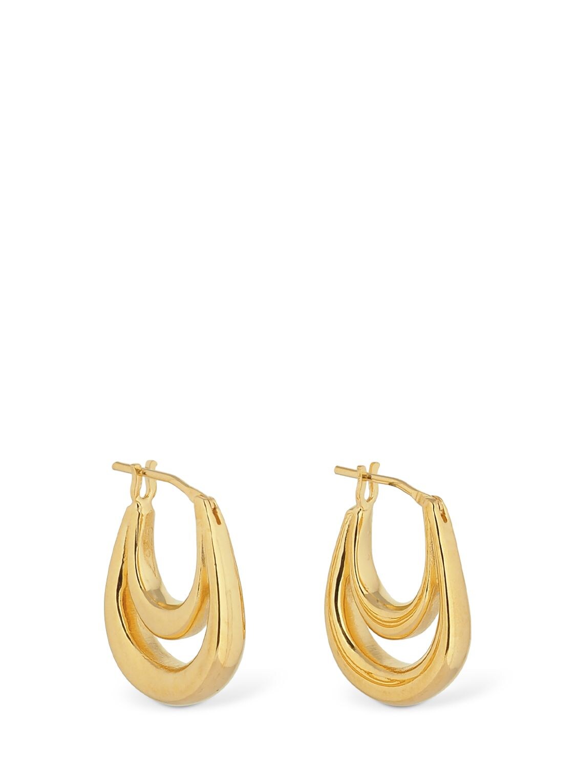 Sophie Buhai Small Blanche Hoop Earrings In Gold