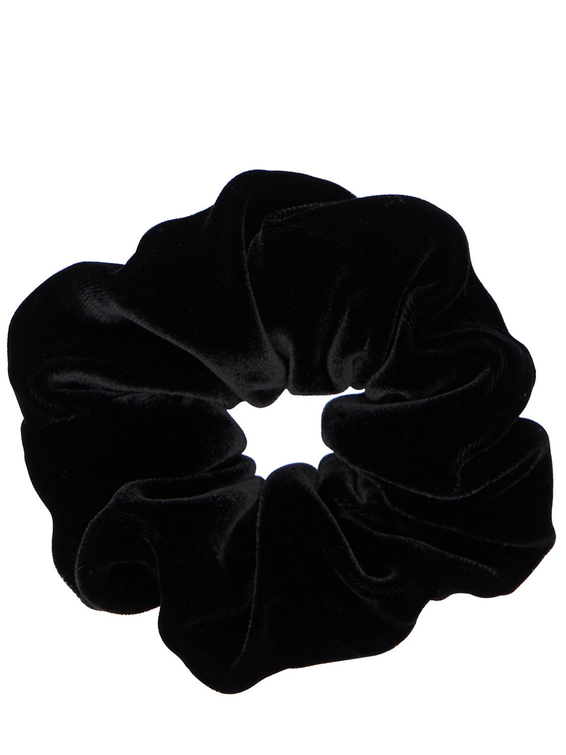 Sophie Buhai Small Silk Velvet Scrunchie In Black