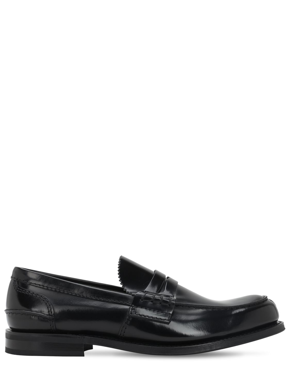 CHURCH'S TUNBRIDGE LEATHER LOAFERS,70IR60005-RJBBQUI1
