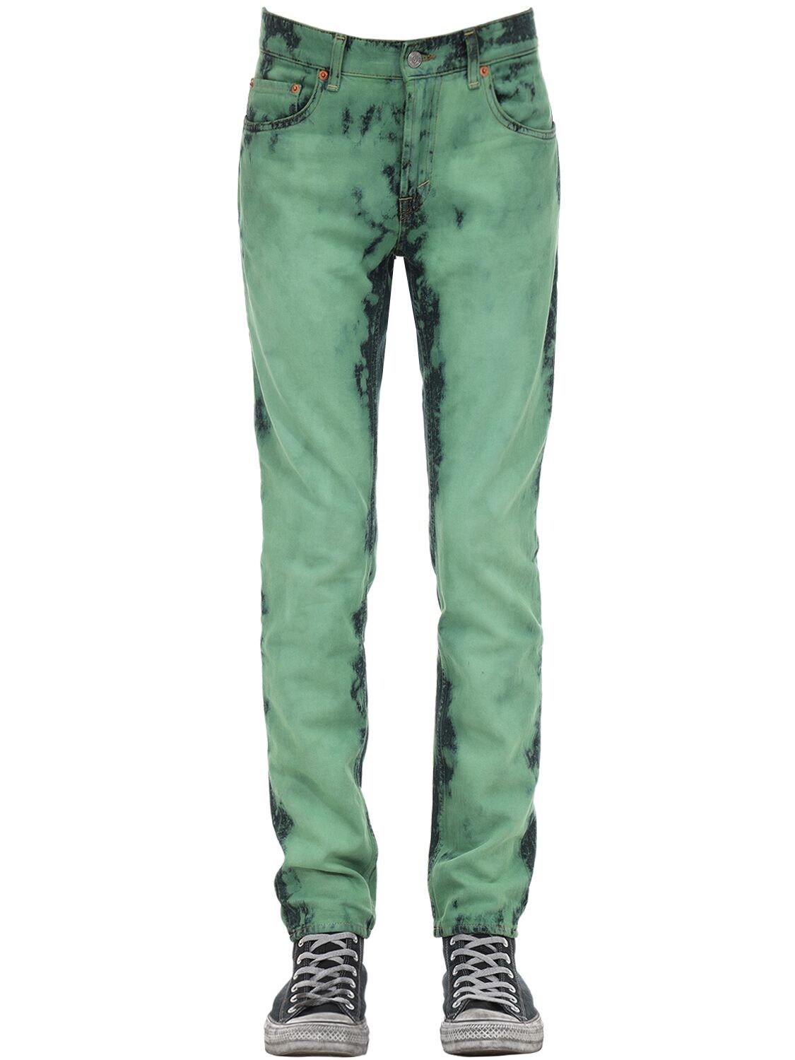 Department Five Skeith Cotton Pants In Green