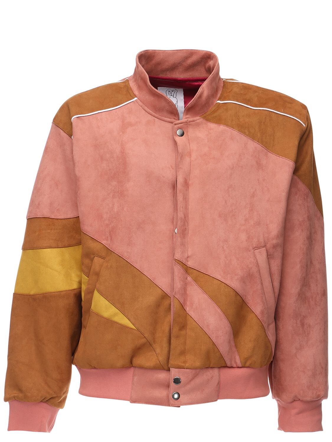 Kidsuper Techno Racer Jacket In Pink,brown