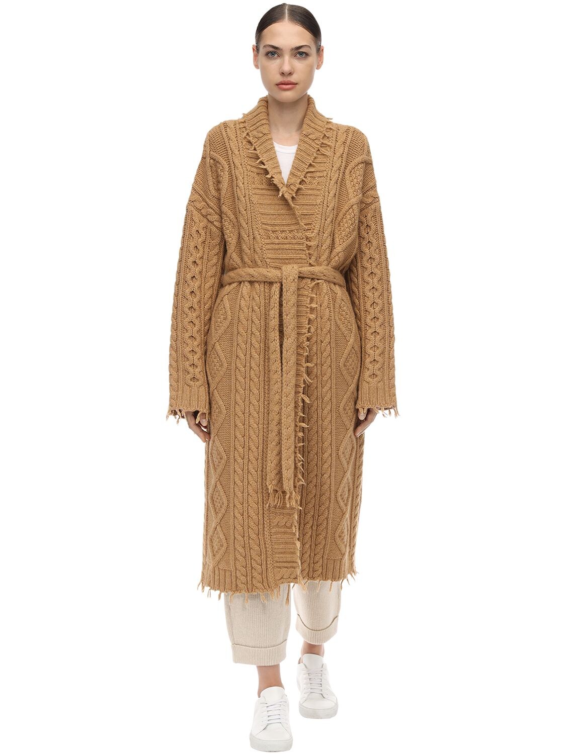 ALANUI 大廓形羊绒混纺针织外套,70IRT8005-MTQWMA2