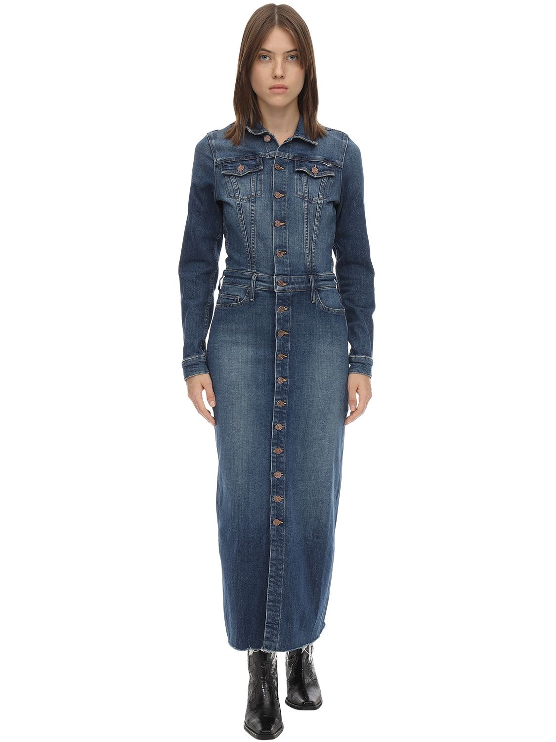 mother denim dress