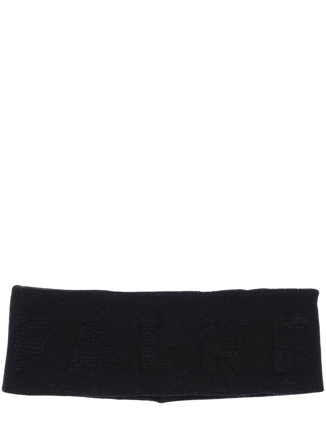 Falke Extra Soft Cashmere Blend Headband In Black
