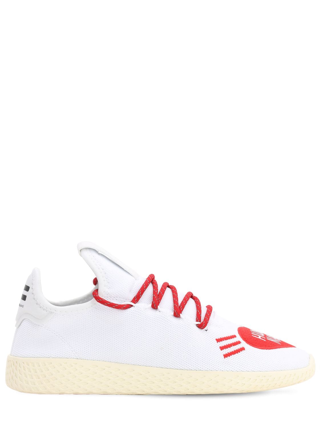 Adidas Originals By Pharrell Williams Tennis Hu Human Made Sneakers In White