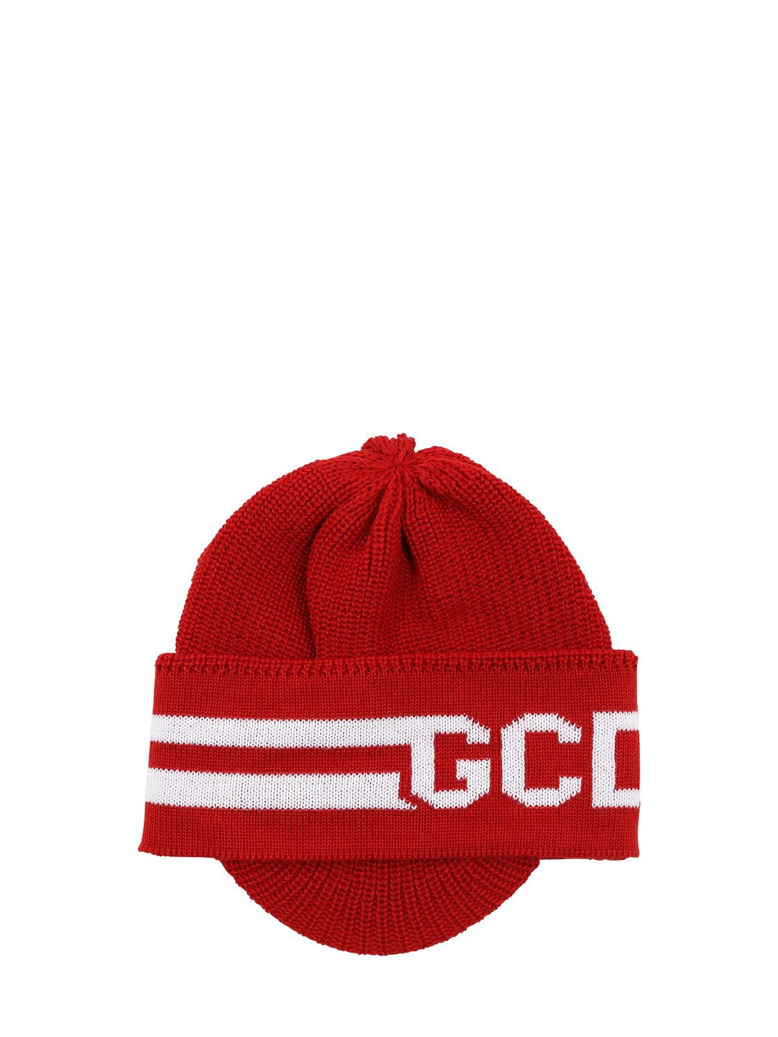 GCDS “CLASSIC GCDS”羊毛混纺巴拉克拉法帽,70IVUD009-MDMGUKVE0