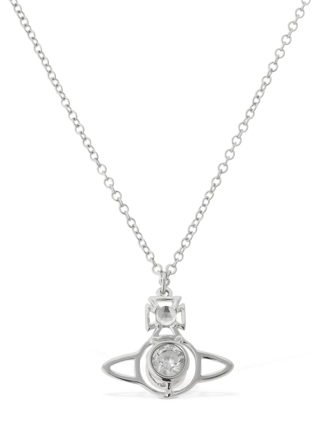 Vivienne Westwood Nora Pendant Necklace In Silver