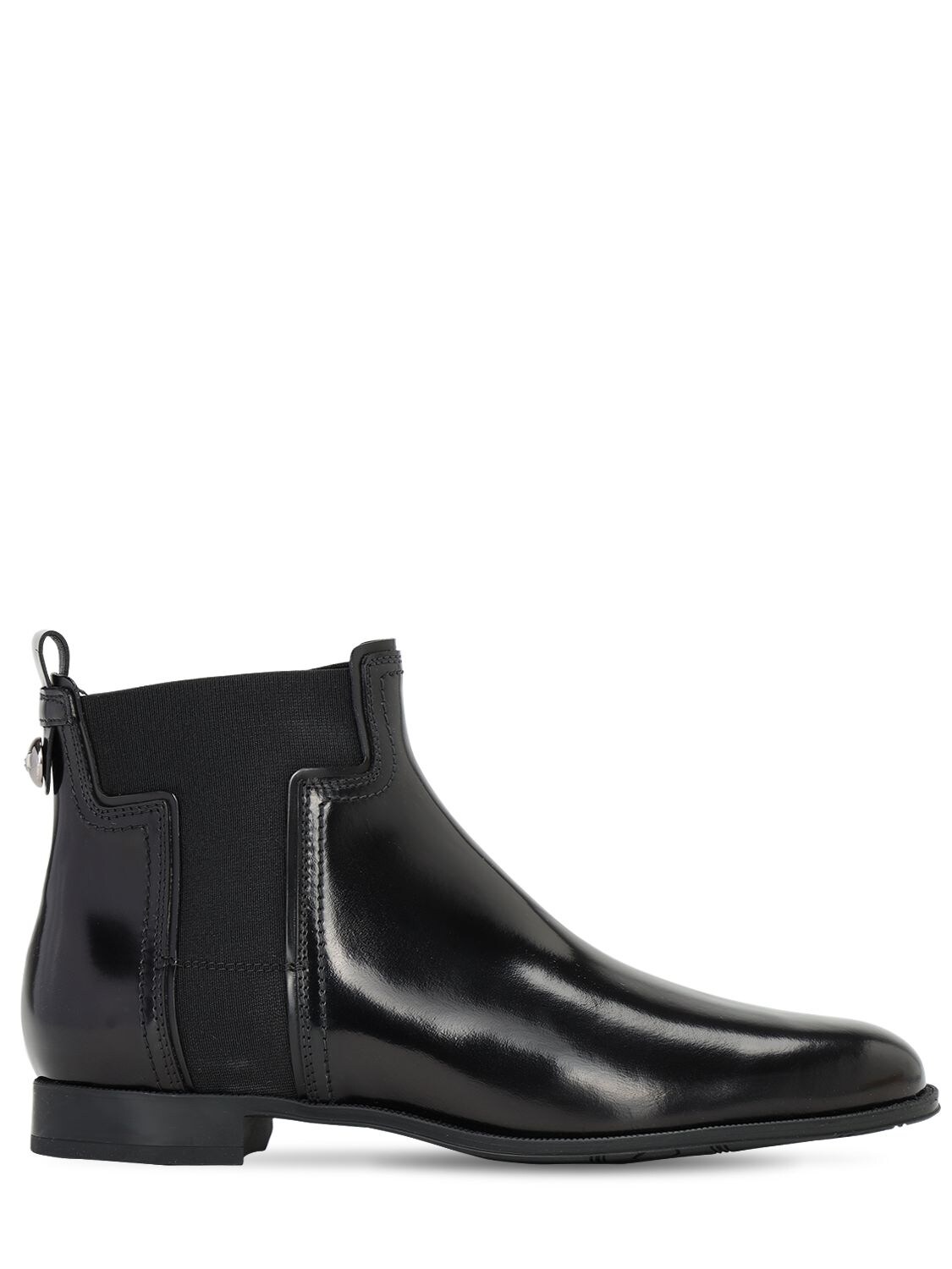 TOD'S 20MM LEATHER BEATLE ANKLE BOOTS,70IVZJ005-QJK5OQ2