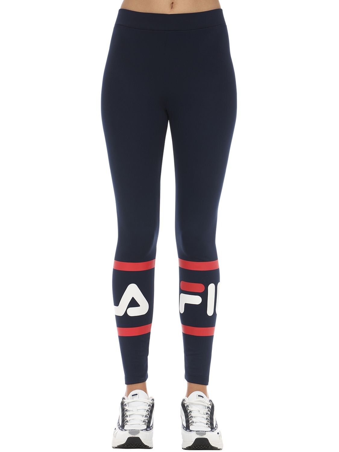 fila logo panel leggings