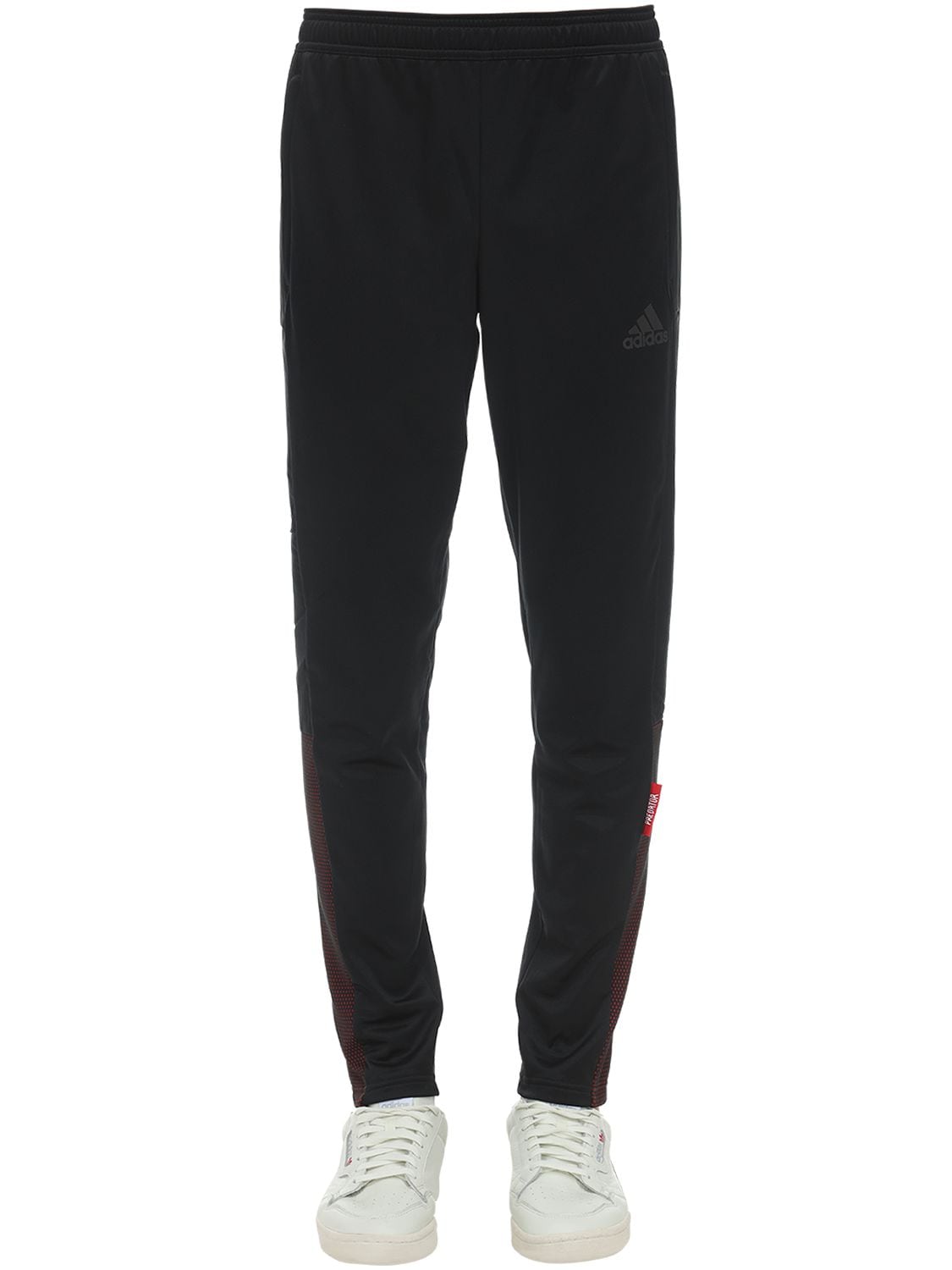 Adidas Football Tiro Pre Pnt Tech Pants W/ Side Bands In Black