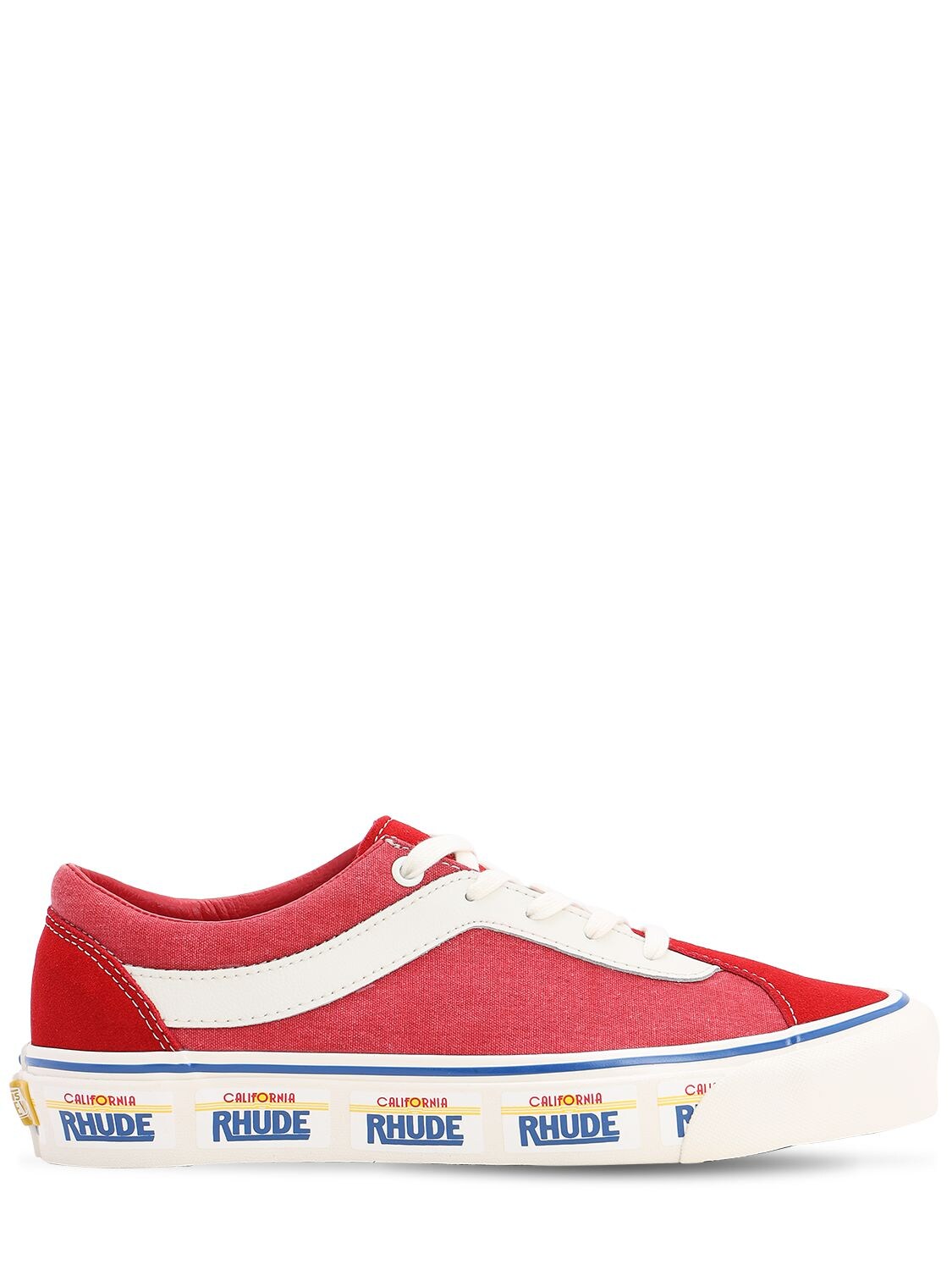 rhude vans bold ni red