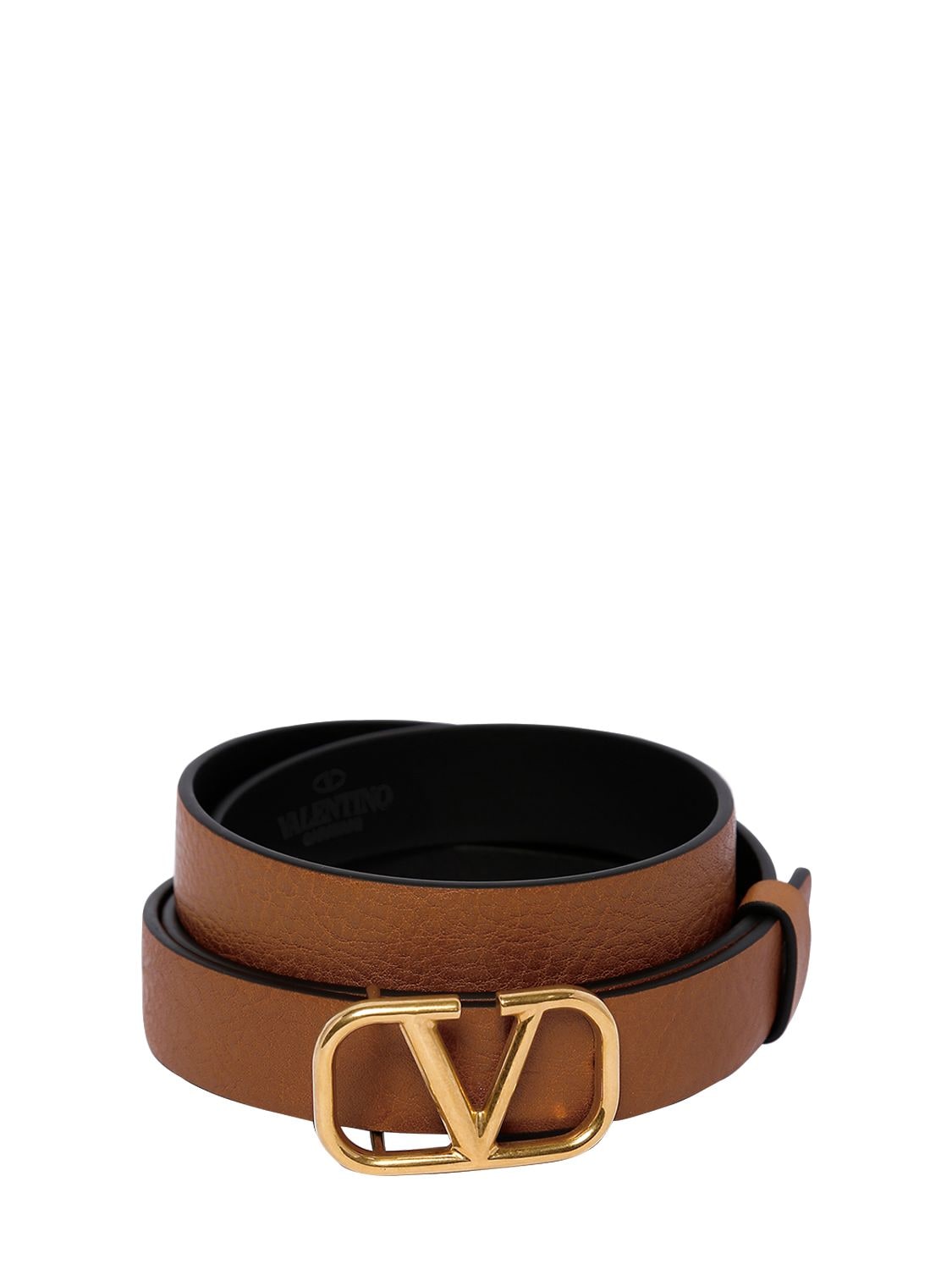 VALENTINO GARAVANI 20MM VLOGO LEATHER BELT,70IW94050-Q0FQ0