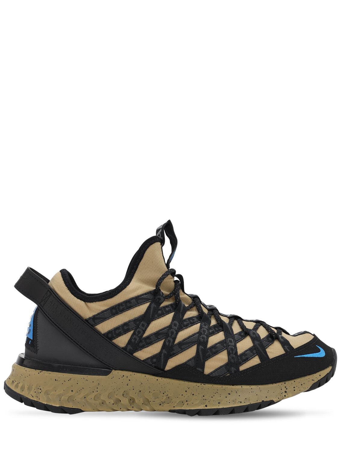 Nike Acg React Terra Gobe Sneakers In Beige,black