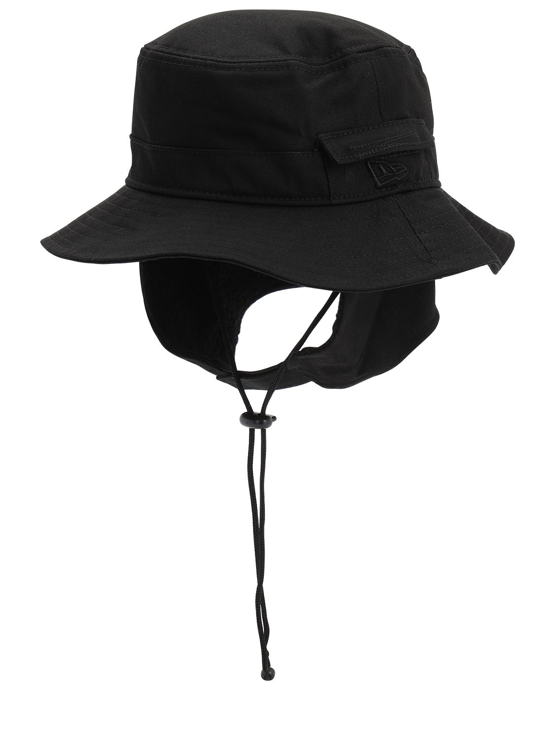 New Era Adventure Dogear Bucket Hat In Black