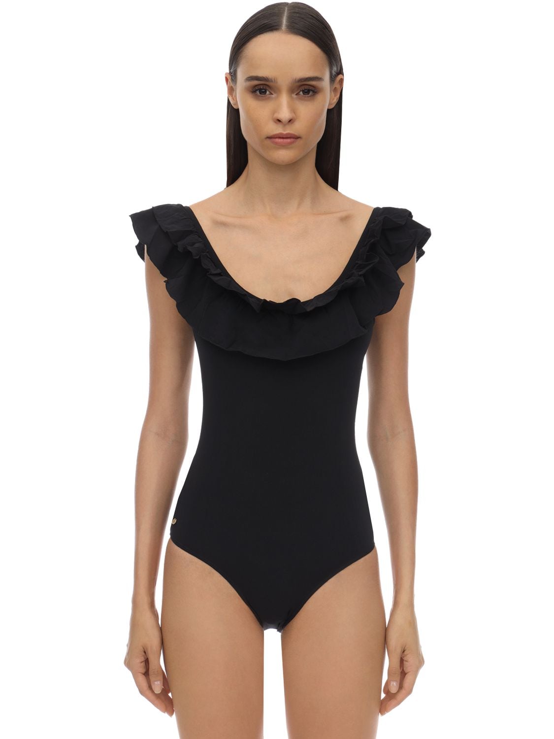 Love Stories Ruby Lycra One Piece Swimsuit In Black | ModeSens