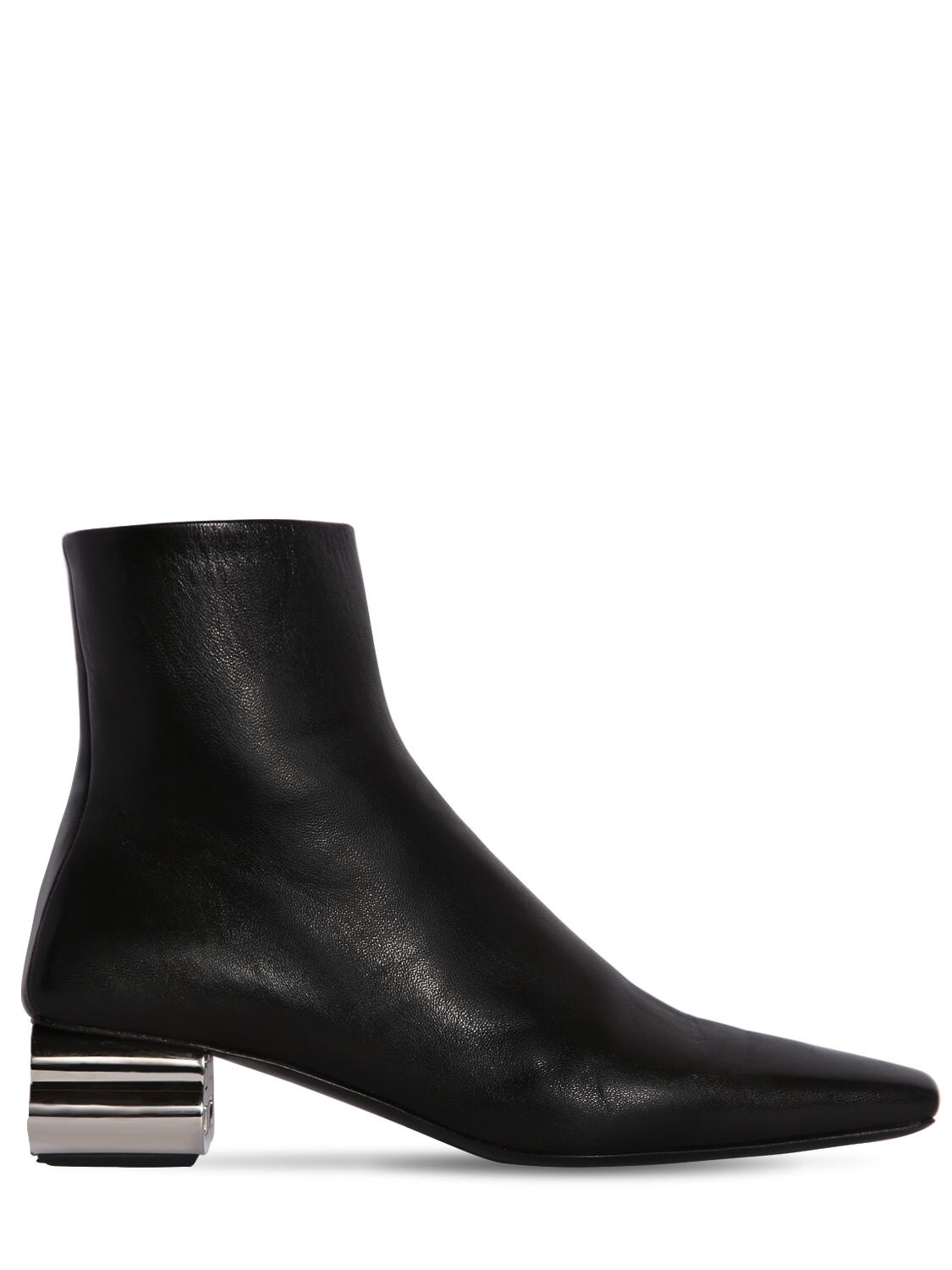 balenciaga leather ankle boots